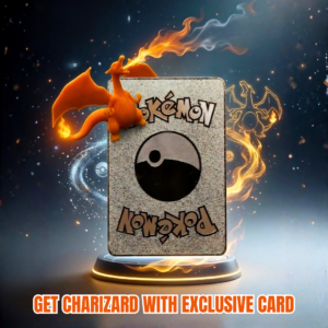 3D Printed Charizard Action Figure & Card | Mini Dragon Collectible (7 cm) | Pokemon Inspired Desk Toy | Perfect for 3D Printing Lovers & Collectors
