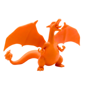3D Printed Charizard Action Figure & Card | Mini Dragon Collectible (7 cm) | Pokemon Inspired Desk Toy | Perfect for 3D Printing Lovers & Collectors